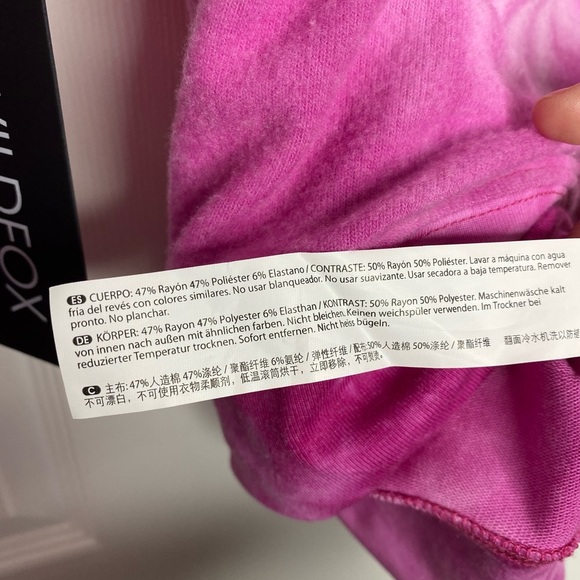 NET Wildfox Tie Dye Lounge Sweater Sz XS - Picture 6 of 8